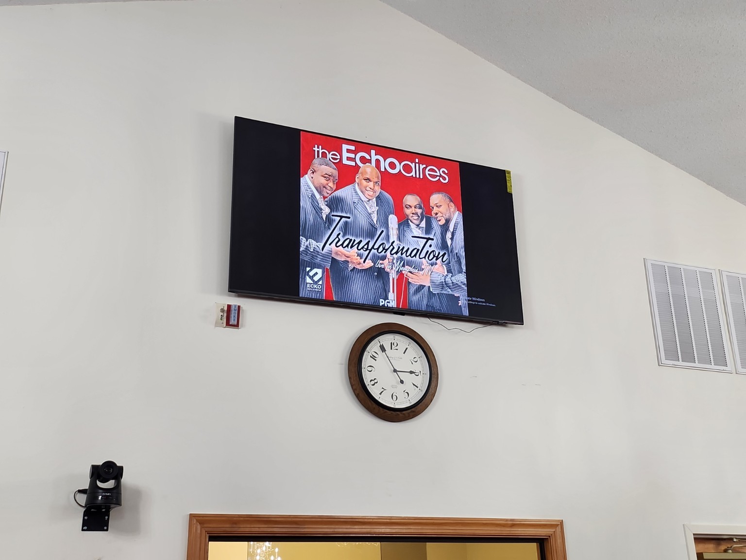 Church Display & Camera Installation