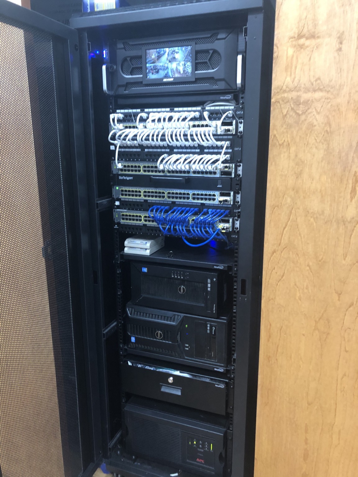 Security & Network Equipment Rack