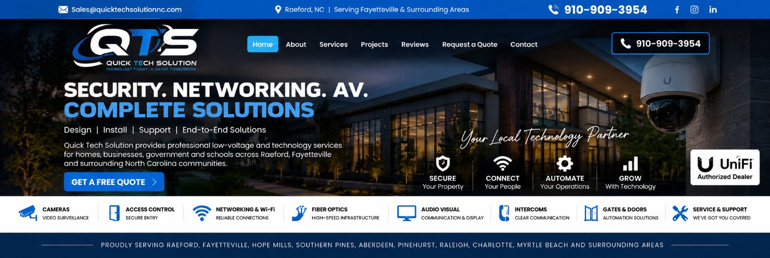 Quick Tech Solution - Security, Networking and AV